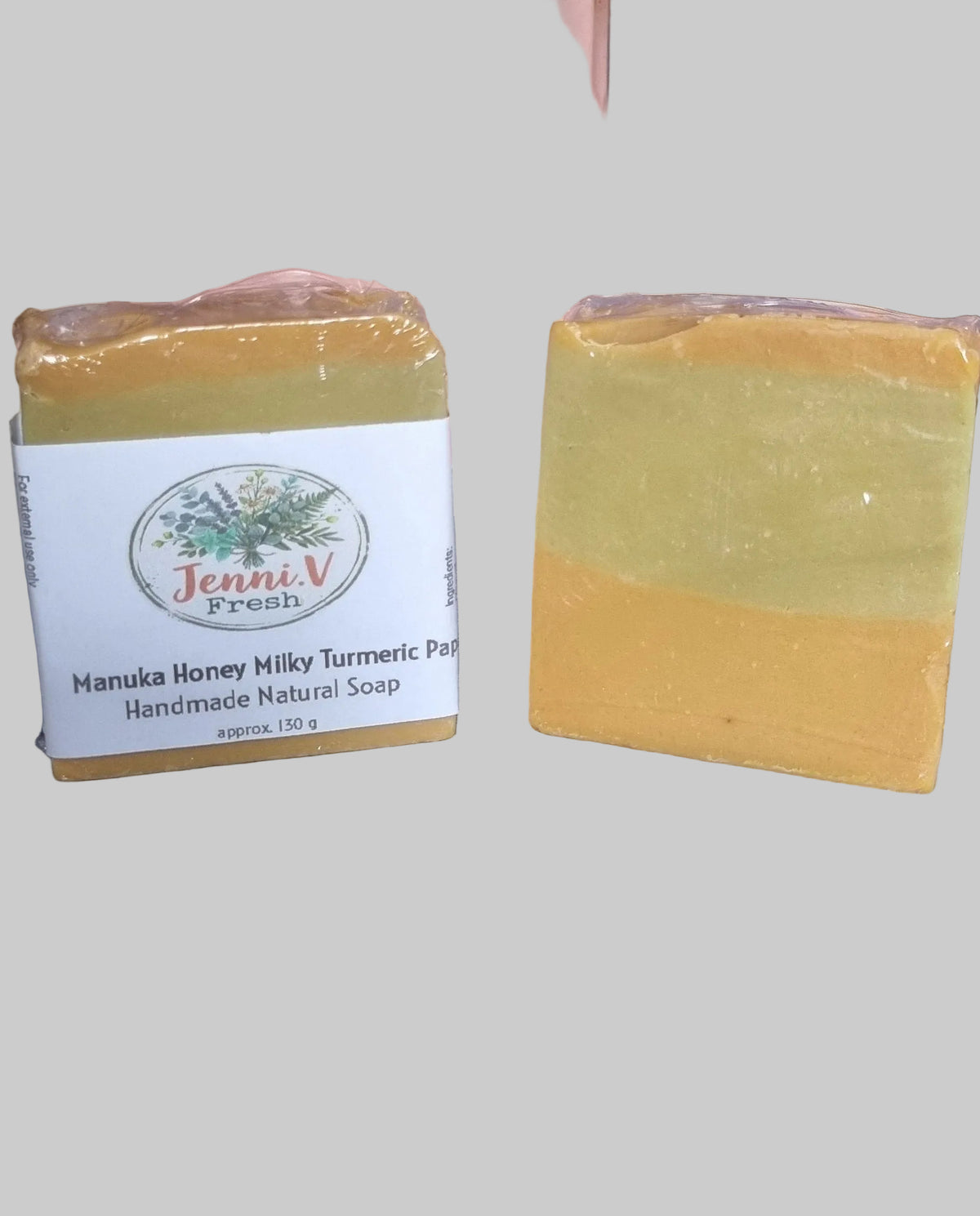 Manuka Honey Milky Turmeric Papaya Handmade Natural Soap