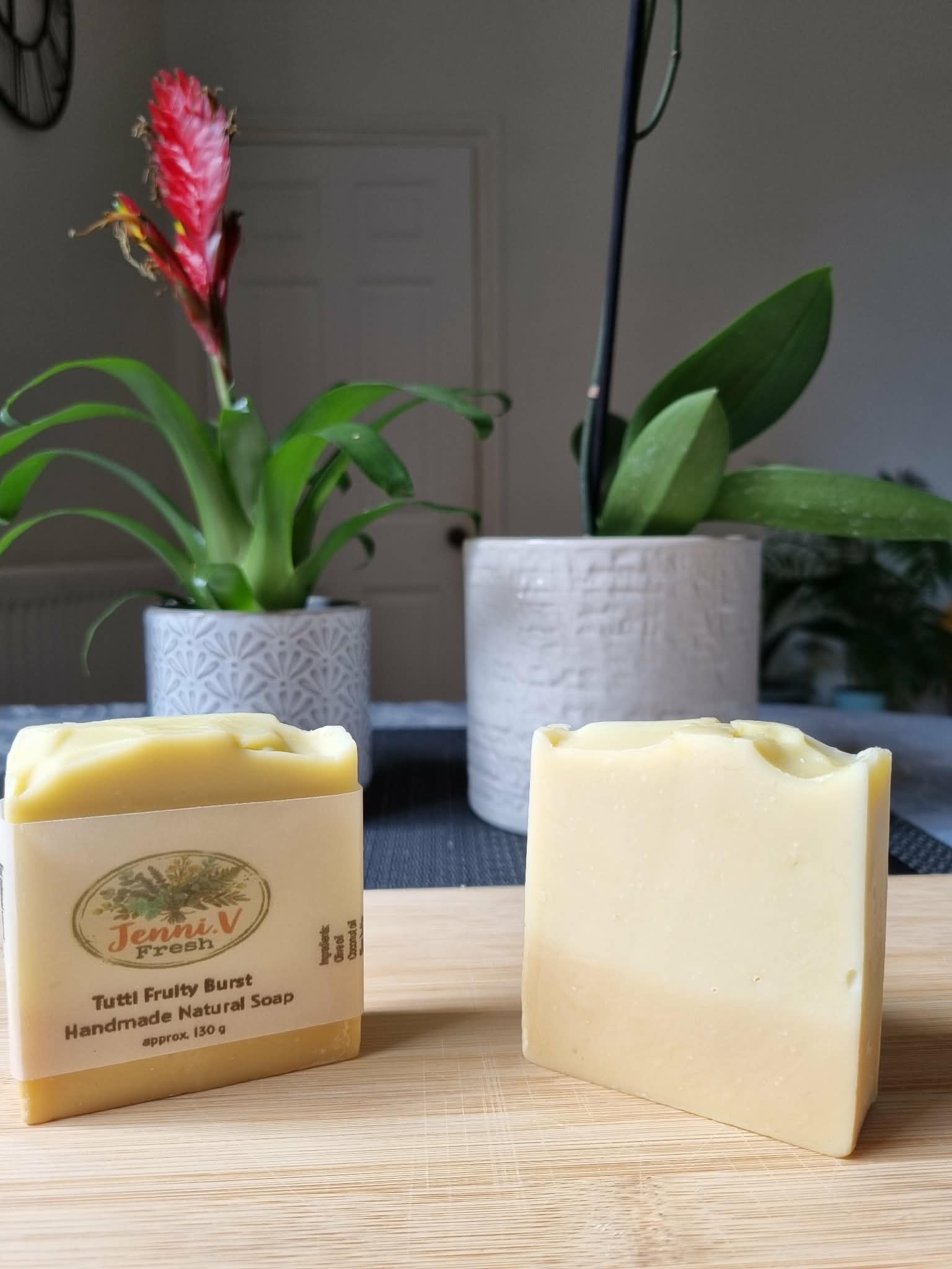 Tutty Fruity Burst Handmade Natural Soap with goat milk and coconut milk